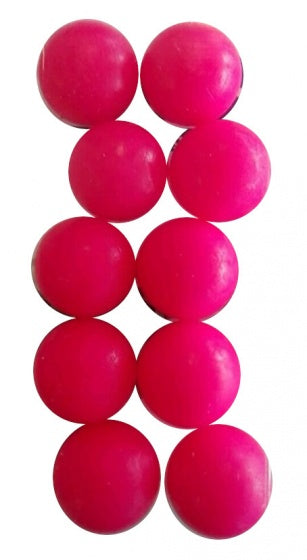 tafelvoetbalballen 10 stuks fuchsia