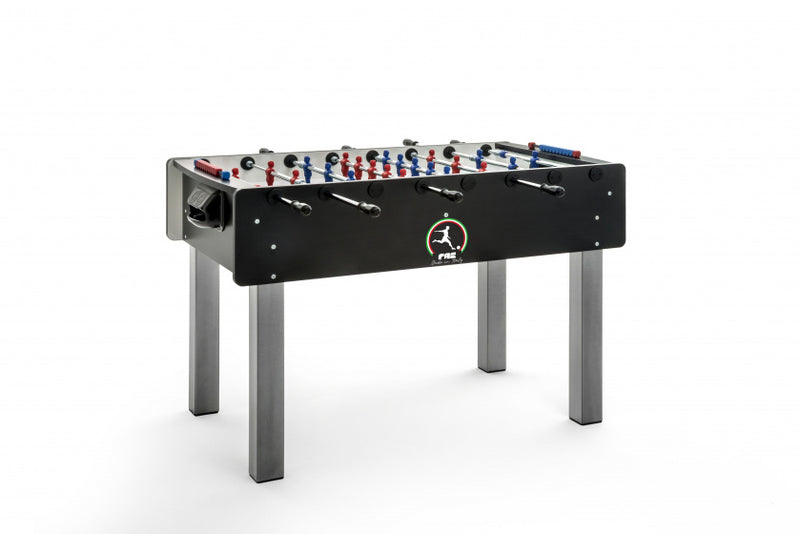 voetbaltafel Match telescoopstangen 114,5 x 70 x 85 cm zwart