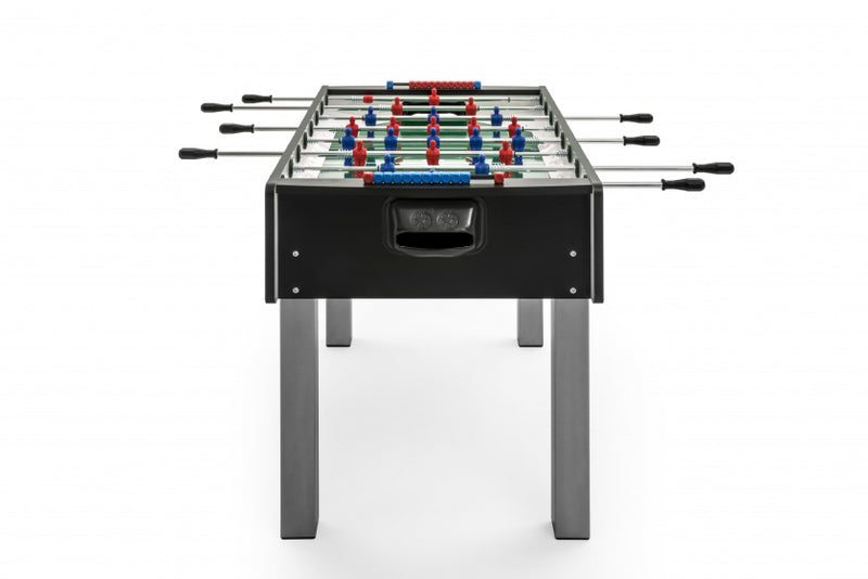 voetbaltafel Match telescoopstangen 114,5 x 70 x 85 cm zwart