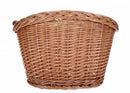 fietsmand riet voor 25 liter bruin