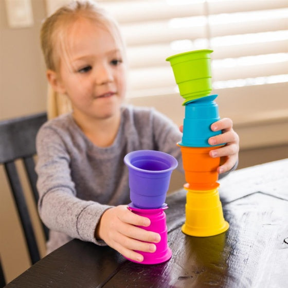 Stapelbekers met zuignappen junior