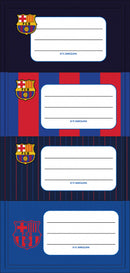 naamstickers junior vinyl rood/blauw 20 stuks