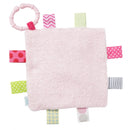 knuffeldoekje hert roze 16 cm