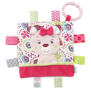 knuffeldoekje hert roze 16 cm