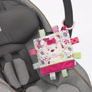 knuffeldoekje hert roze 16 cm