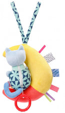 muziekdoosje Color Friends kat in maan 18 cm pluche