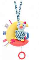 muziekdoosje Color Friends kat in maan 18 cm pluche