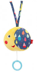 muziekdoosje Color Friends maan 13 cm pluche