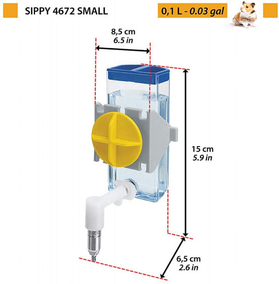 Ferplast Drinkfles Sippy SMALL 100 ML