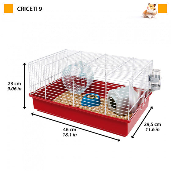 FERPLAST HAMSTERKOOI CRICETI 9 ASSORTI 46X29,5X22,5 CM