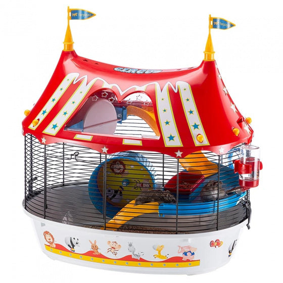 FERPLAST HAMSTERKOOI CIRCUS FUN ASSORTI 49,5X34X42,5 CM