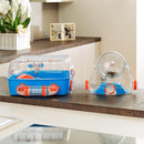 FERPLAST HAMSTERKOOI COMBI 2 BLAUW/ORANJE 79,5X29,5X26X3 CM