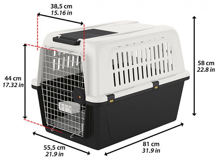 FERPLAST VERVOERSBOX ATLAS 50 PRO GRIJS 81X55,5X58 CM