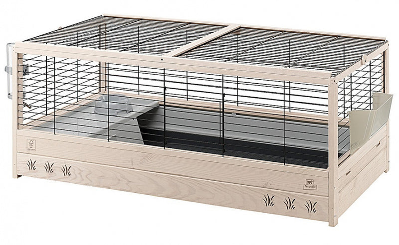 FERPLAST CAVIA / KONIJNENKOOI ARENA ZWART 125X64,5X51 CM