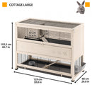 FERPLAST KONIJNENHOK COTTAGE 129X68X103,5 CM