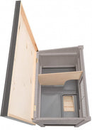 RANCH 120 BASIC GRIJS/GRIJS 117X67,5X95,5 CM