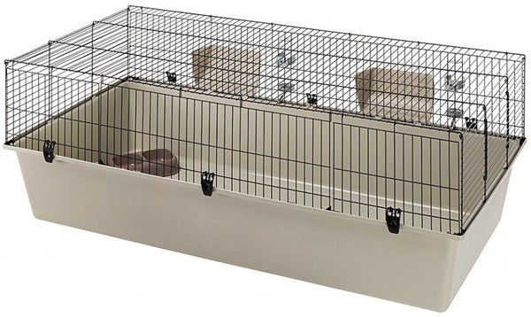 FERPLAST KONIJNENKOOI RABBIT 160 GRIJS/ZWART 156.5X77X61.5 CM