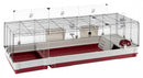 FERPLAST KONIJNENKOOI KROLIK 160 WIT / BORDEAUX 162X60X50 CM