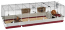 FERPLAST KONIJNENKOOI KROLIK 160 WIT / BORDEAUX 162X60X50 CM