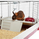 FERPLAST KONIJNENKOOI KROLIK 160 WIT / BORDEAUX 162X60X50 CM