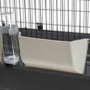 FERPLAST KONIJNENKOOI RABBIT 140 GRIJS/ZWART 140X71X51 CM