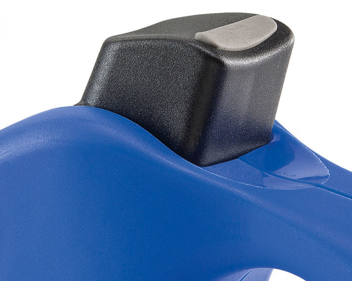 FERPLAST HONDENRIEM ROLLIJN AMIGO KOORD BLAUW / WIT L 5 MTR