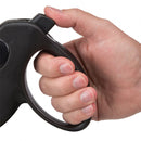 FERPLAST HONDENRIEM ROLLIJN AMIGO KOORD ZWART L 5 MTR