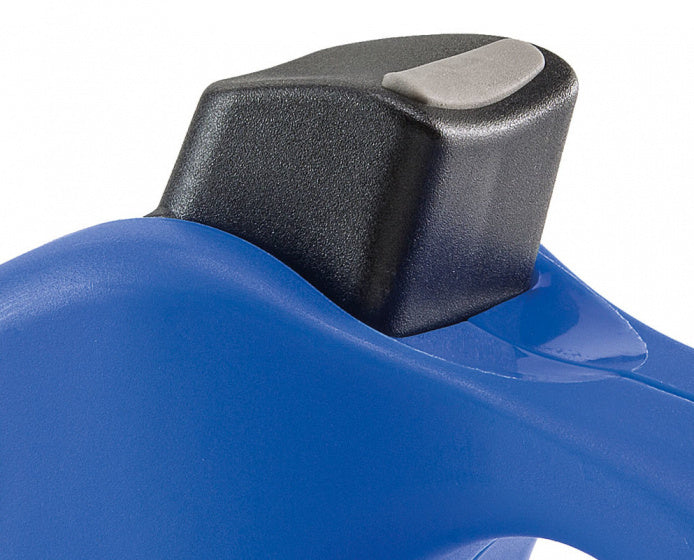 FERPLAST HONDENRIEM ROLLIJN AMIGO TAPE BLAUW / WIT M 5 MTR