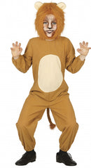 onesie leeuw jongens polyester oranje mt 3-4 jaar