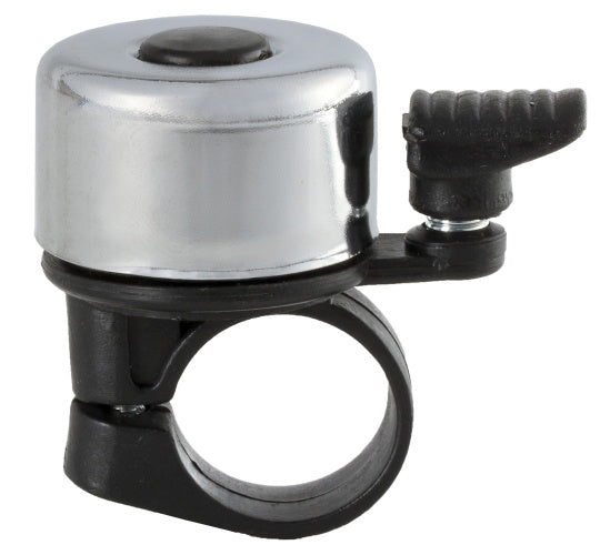 Fietsbel Mini Staal Zilver