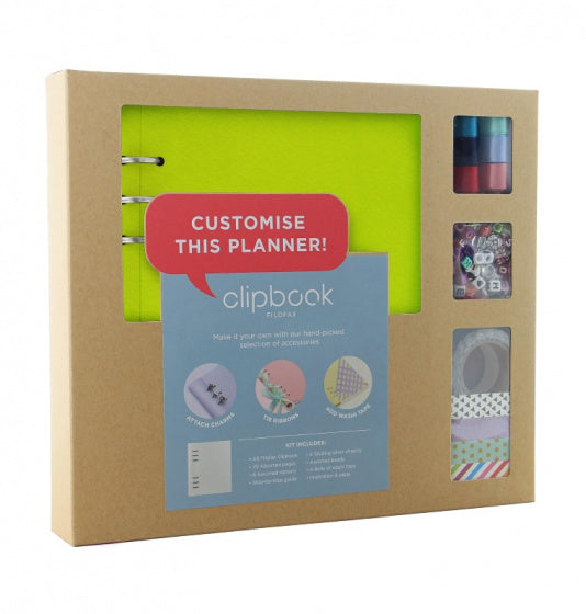 notitieblok Creative Kit A5 papier/kunstleer groen