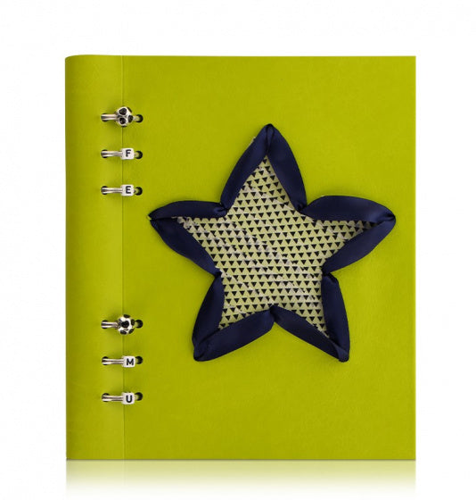 notitieblok Creative Kit A5 papier/kunstleer groen