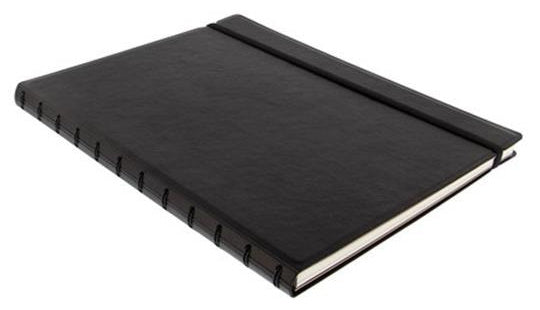 notitieboek A4 navulbaar 30,3 x 22,5 cm papier zwart