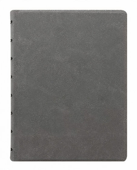 notitieboek A5 navulbaar 21 x 14,8 cm papier grijs