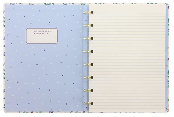 notitieboek Garden Ruled Sunrise A5 wit/blauw