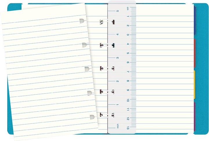notitieboek Pocket Classic 14,4 x 10,5 cm kunstleer aqua