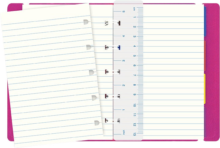 notitieboek Pocket Classic 14,4 x 10,5 cm kunstleer fuchsia