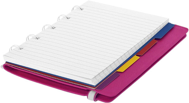 notitieboek Pocket Classic 14,4 x 10,5 cm kunstleer fuchsia