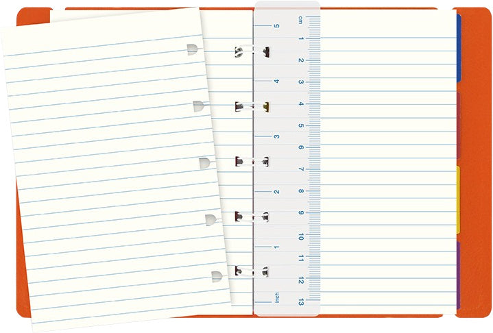 notitieboek Pocket Classic 14,4 x 10,5 cm kunstleer oranje
