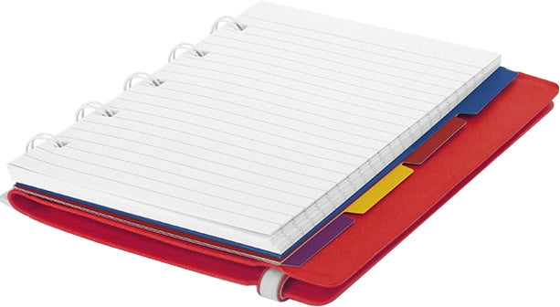 notitieboek Pocket Classic 14,4 x 10,5 cm kunstleer rood