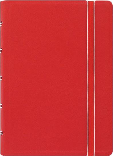 notitieboek Pocket Classic 14,4 x 10,5 cm kunstleer rood