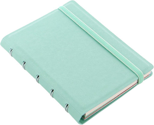 notitieboek Classic Pastels A6 kunstleer mintgroen