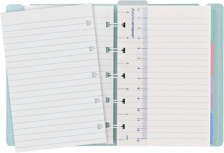 notitieboek Classic Pastels A6 kunstleer mintgroen