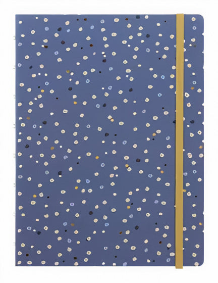 notitieboek Snow A5 navulbaar 21 x 14,8 cm indigo