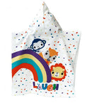 badponcho junior 100 x 50 cm polyester wit