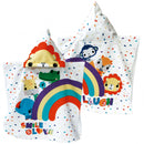 badponcho junior 100 x 50 cm polyester wit