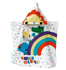 badponcho junior 100 x 50 cm polyester wit