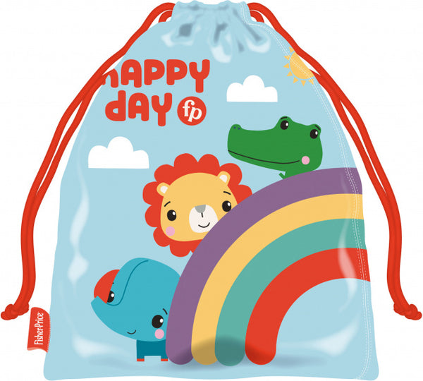 gymtas Happy Day junior 26,5 x 21,5 cm polyester