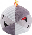 knuffelbal nijlpaard 2-in-1 19 cm blauw