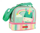 lunchtas junior 21 x 20 cm polyester groen